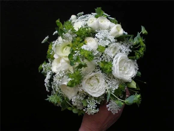 buquê de noiva branco natural - foto