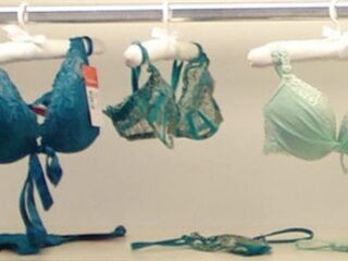 Modelo de lingerie: cores e estilos diversos